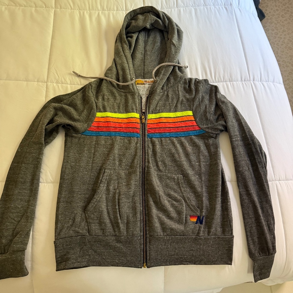 Zip-up sweatshirt